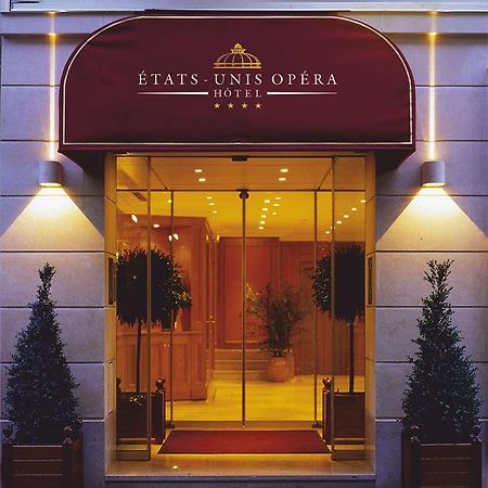 Hotel Etats Unis Opera Париж Экстерьер фото